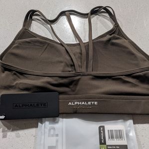 BNWT Alphalete Tri Bra - Wren